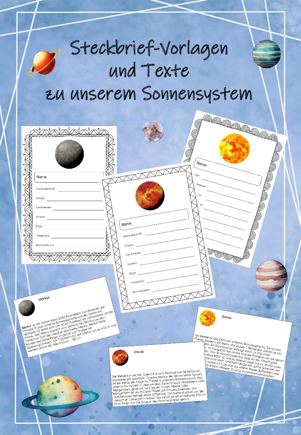 Komplettpaket Weltall 3.-5. Klasse – Bild 8