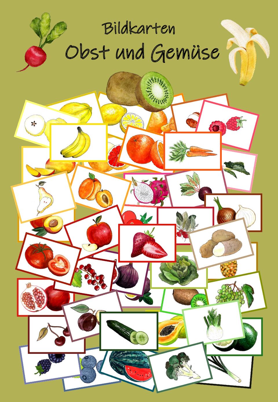 Komplettpaket Obst und Gemüse 2./3. Klasse (2-fach differenziert) – Bild 6