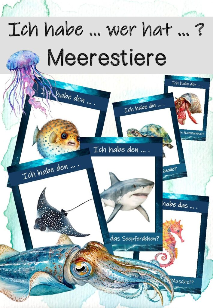 „Ich habe … wer hat … ?“ Unterwasserwelt