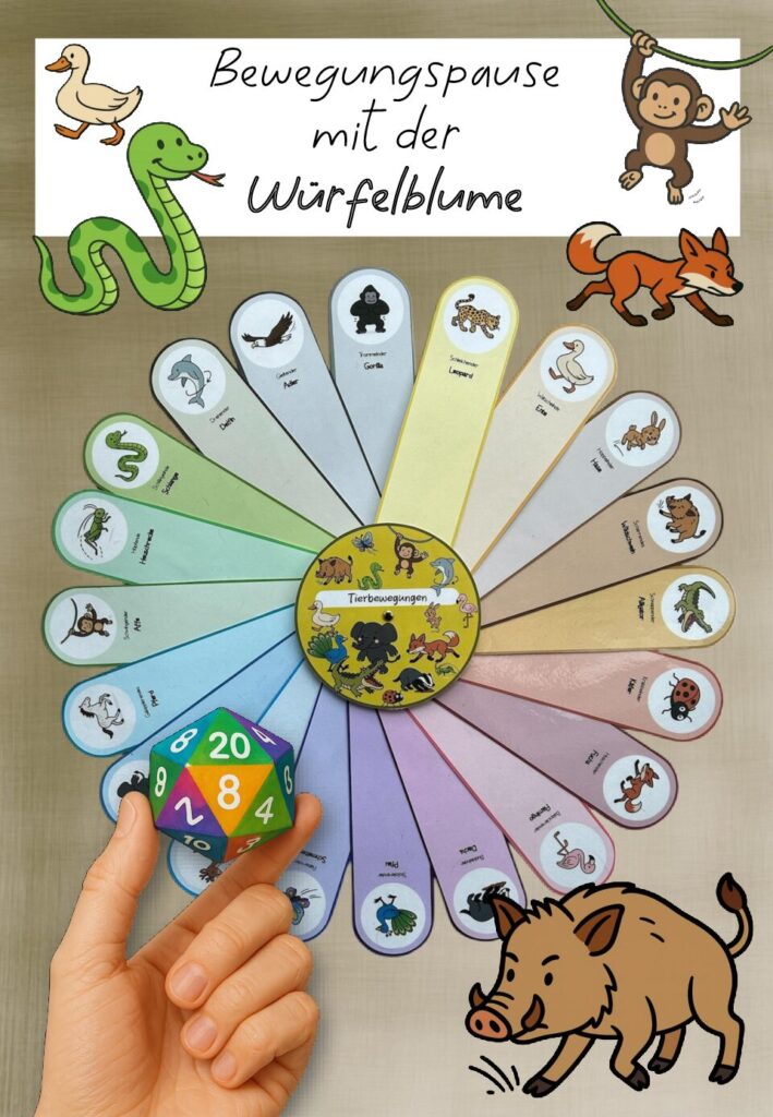 Spiel für die kurze Bewegungspause 1./2. Klasse