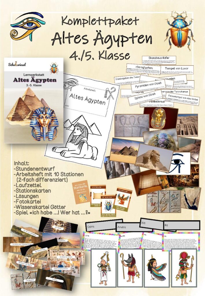 Komplettpaket „Altes Ägypten“ 4./5. Klasse (2-fach differenziert)