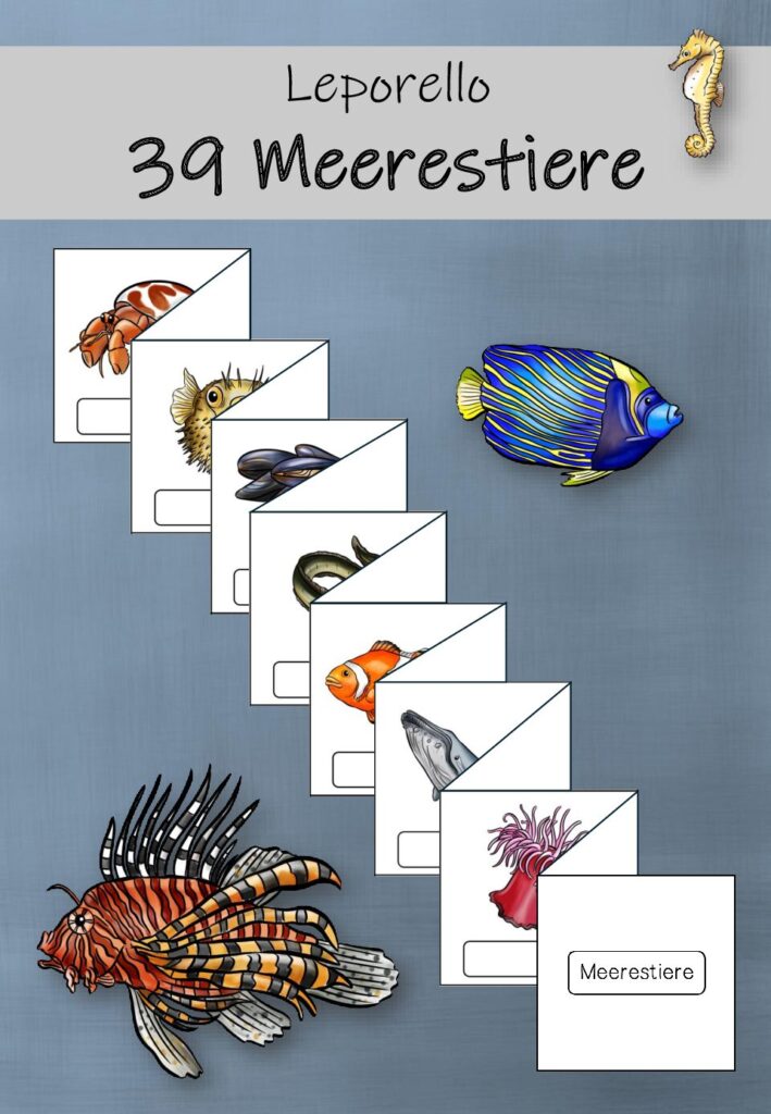 Meerestiere-Leporello